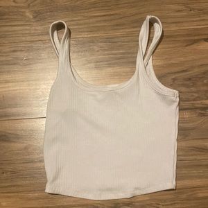 White crop top